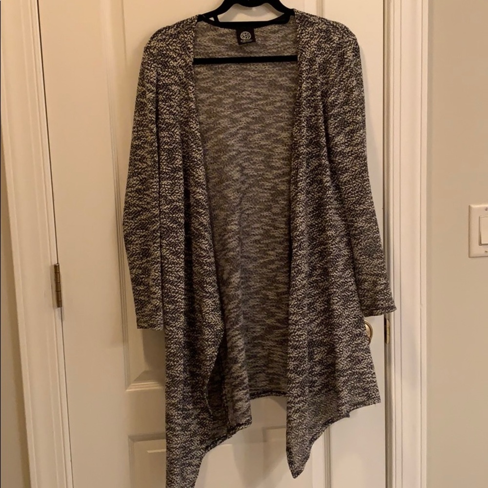 Black & White Long Cardigan